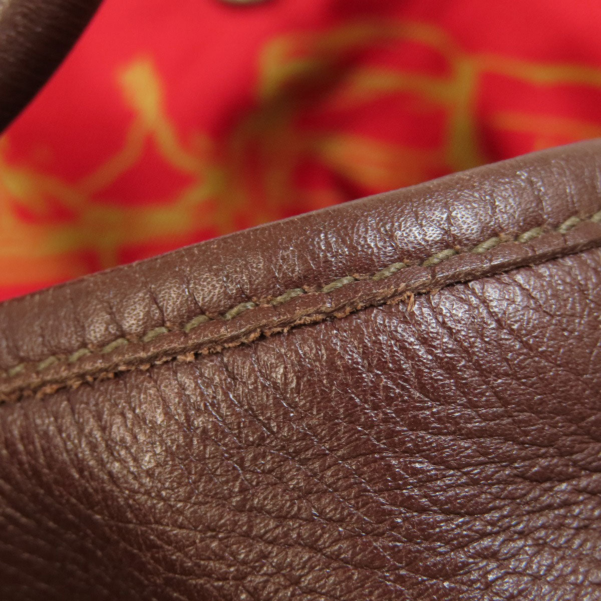 HERMES Tote Bag Swift Brown Garden Party TPM Brown Women Used