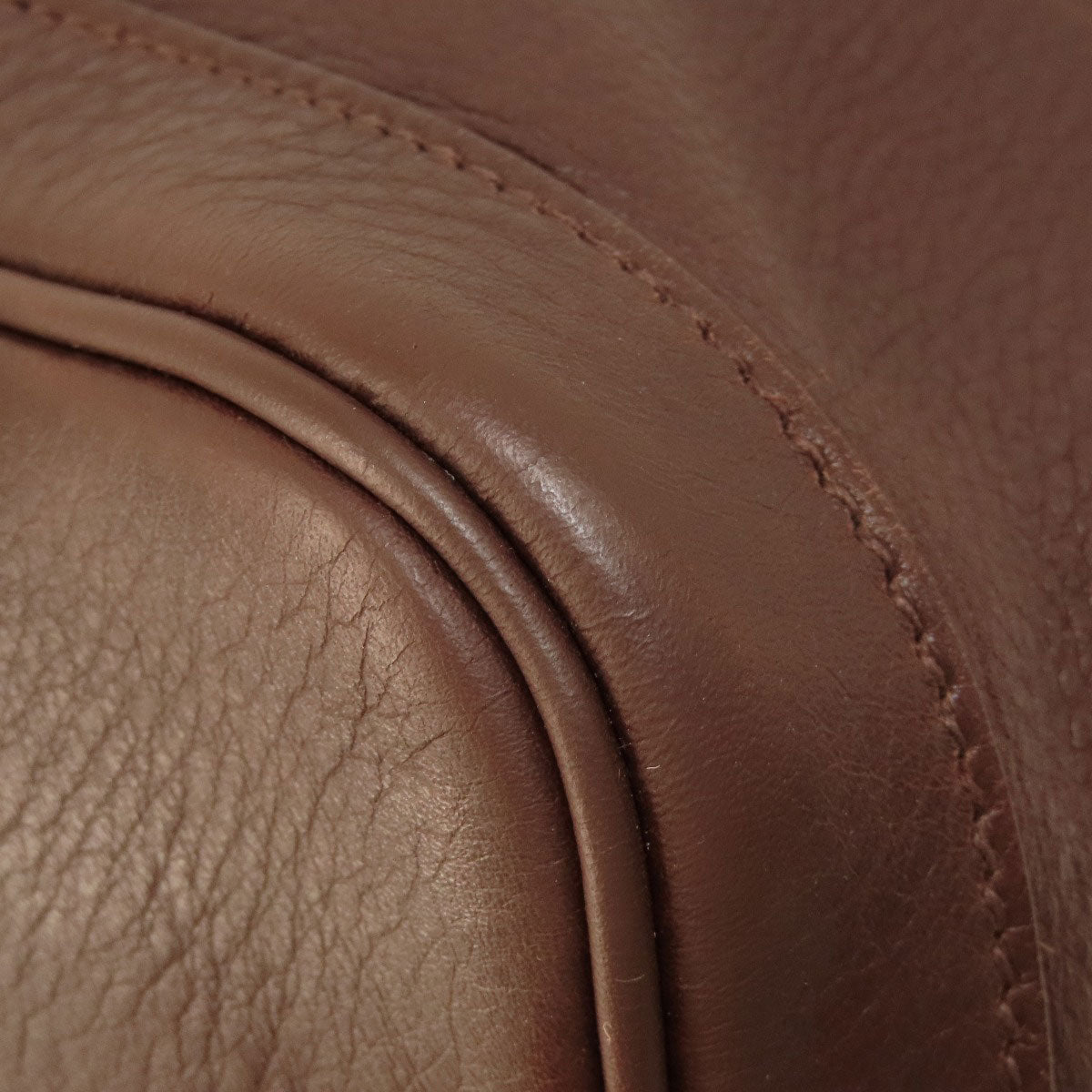 HERMES Tote Bag Swift Brown Garden Party TPM Brown Women Used