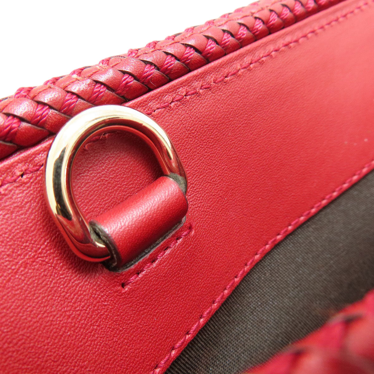 GUCCI Tote Bag 336660 leather Red outlet Women Used