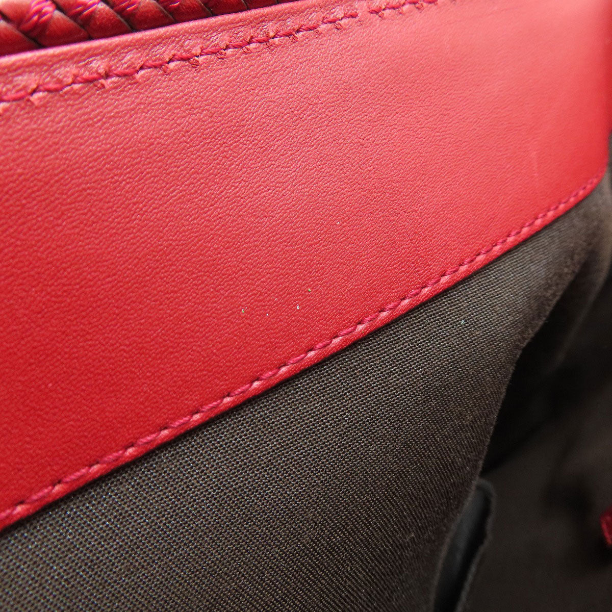 GUCCI Tote Bag 336660 leather Red outlet Women Used