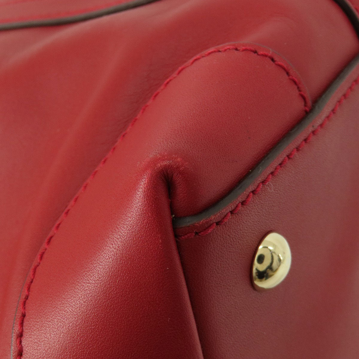GUCCI Tote Bag 336660 leather Red outlet Women Used