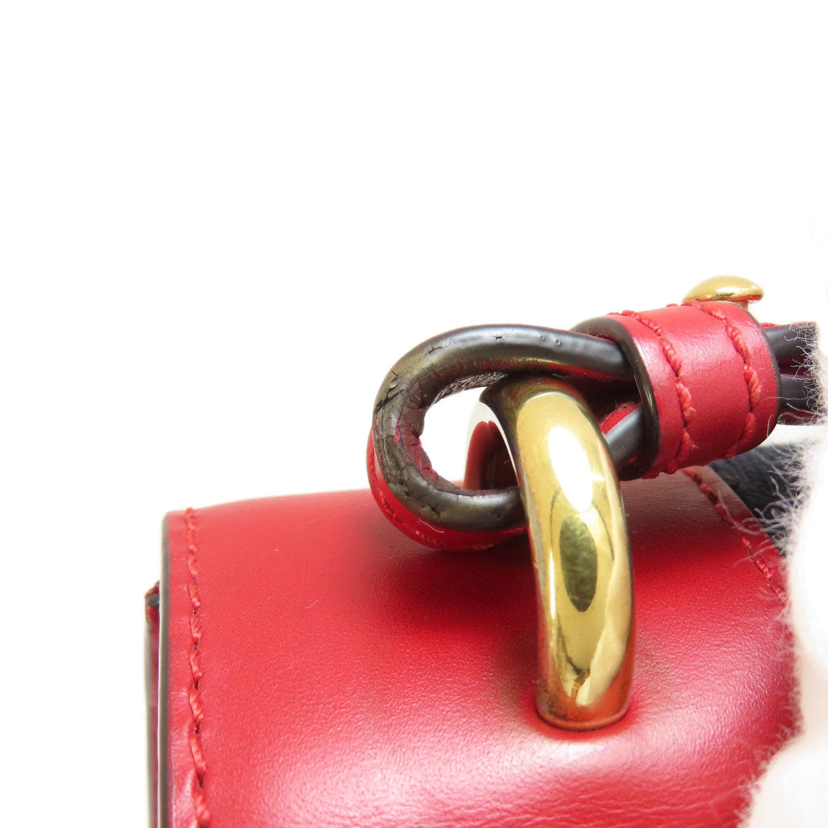 GUCCI Handbag 4720270 Calfskin Red Sylvie 2WAY Women Used