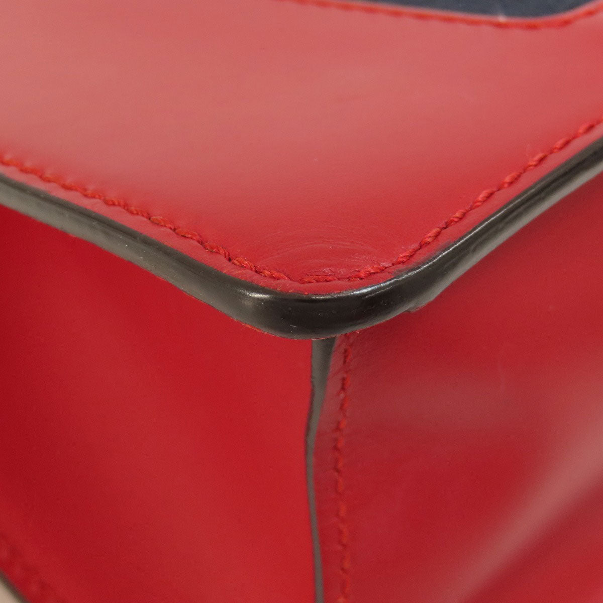 GUCCI Handbag 4720270 Calfskin Red Sylvie 2WAY Women Used