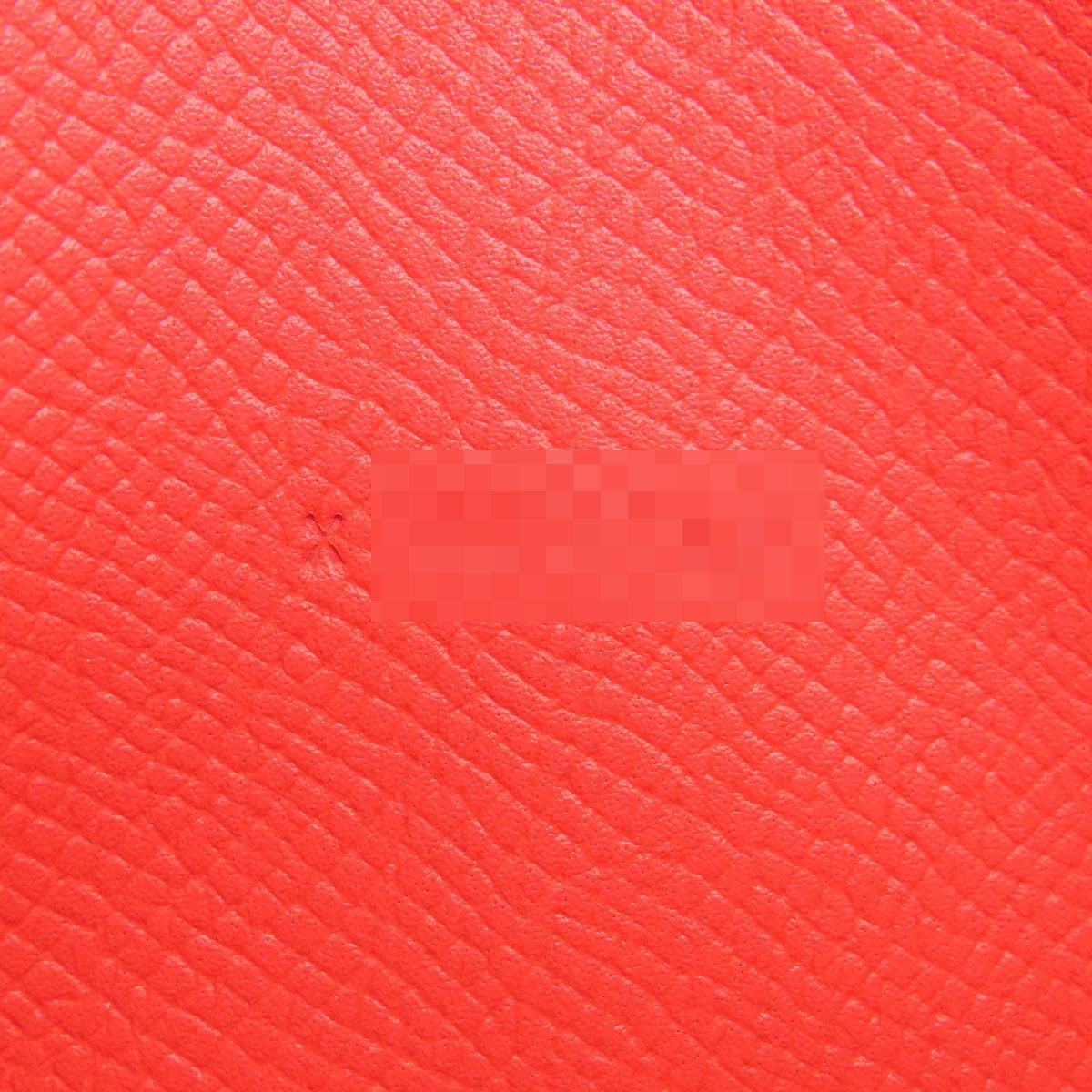 HERMES Long Wallet Purse Epsom Red Azap Classic