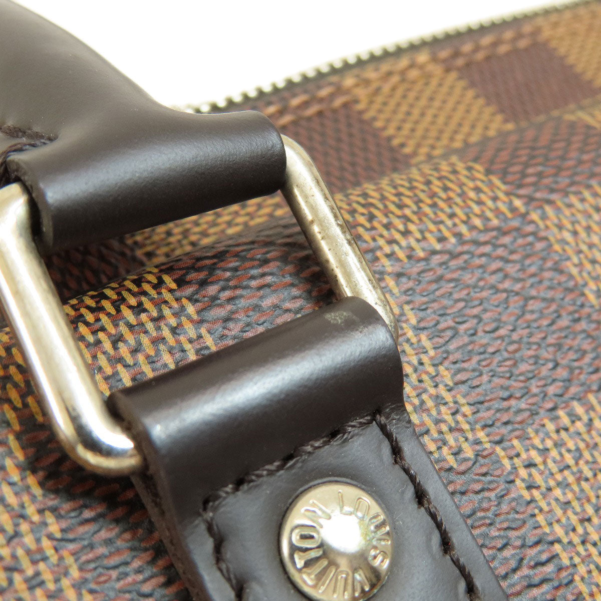 LOUIS VUITTON Business bag N41466 Damier canvas Brown Porto Document Voyage PM Damier Ebene Women Used