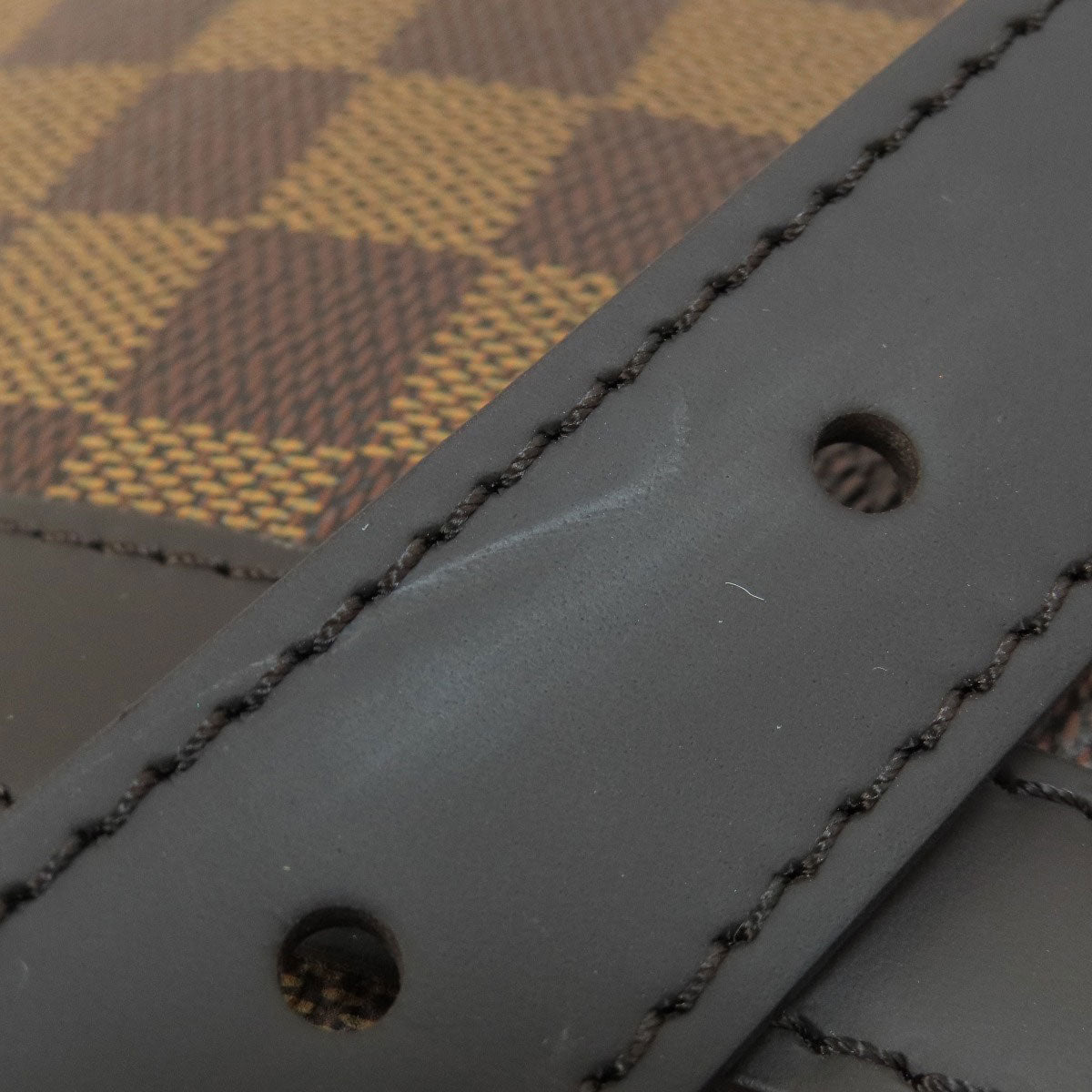 LOUIS VUITTON Business bag N41466 Damier canvas Brown Porto Document Voyage PM Damier Ebene Women Used