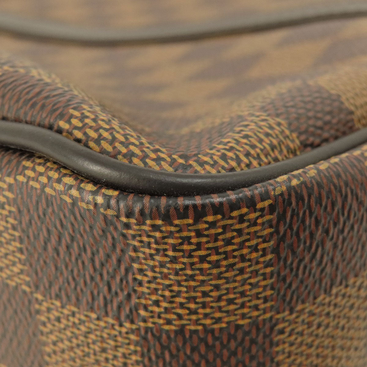 LOUIS VUITTON Business bag N41466 Damier canvas Brown Porto Document Voyage PM Damier Ebene Women Used