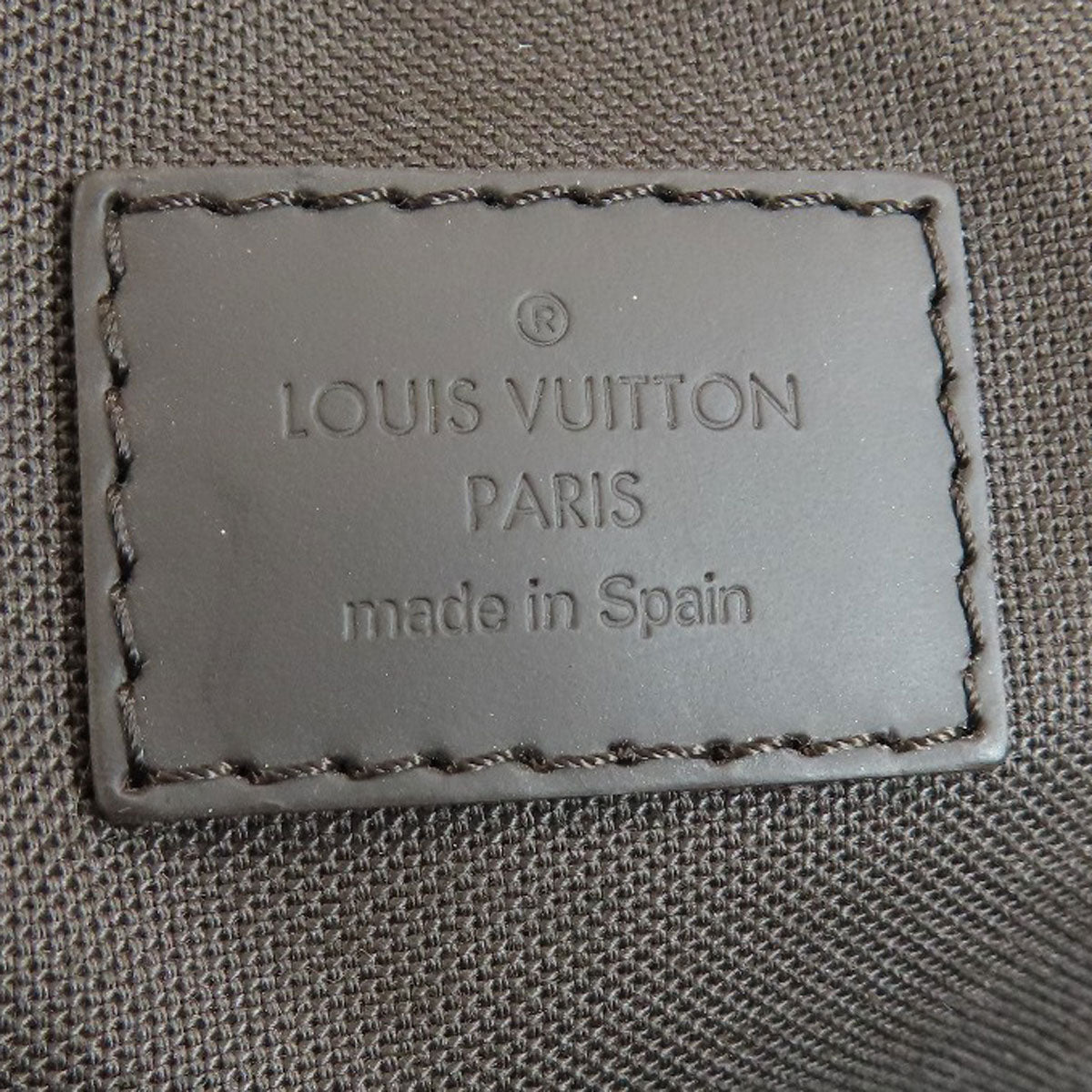 LOUIS VUITTON Business bag N41466 Damier canvas Brown Porto Document Voyage PM Damier Ebene Women Used
