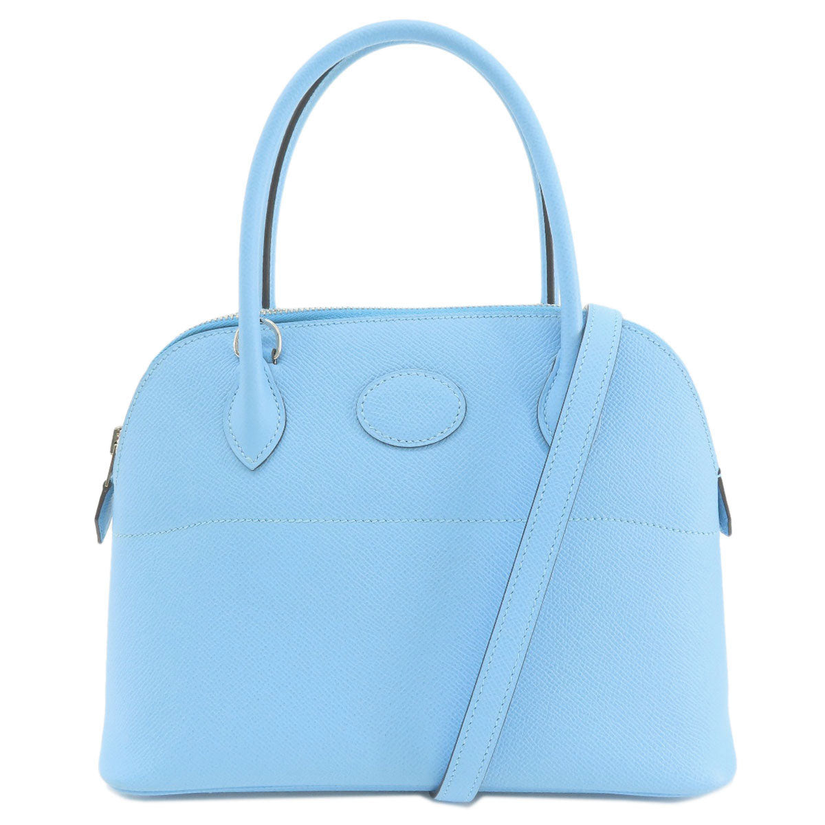 HERMES Handbag Epsom blue Bolide 27 Celeste SilverMetal Women Used