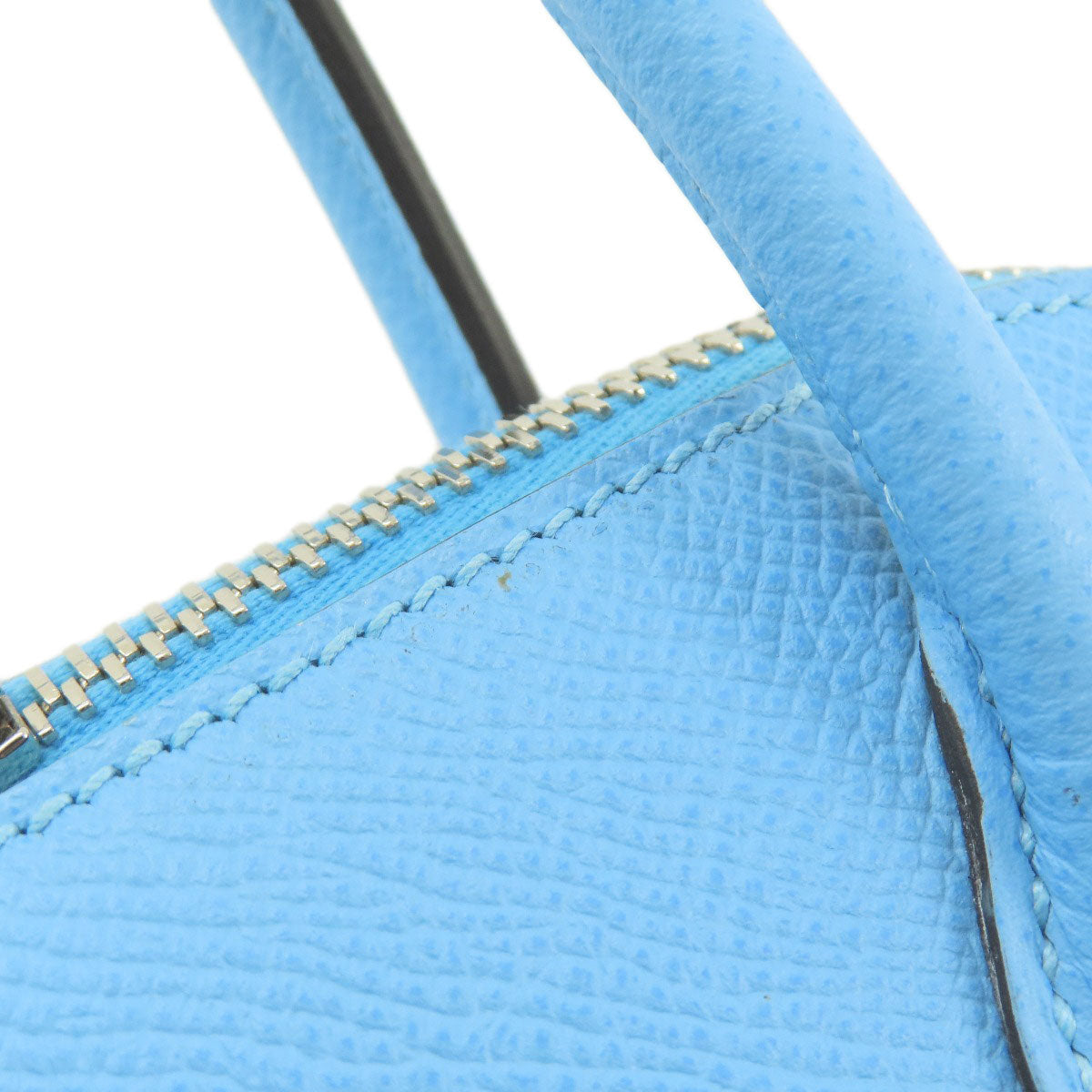 HERMES Handbag Epsom blue Bolide 27 Celeste SilverMetal Women Used