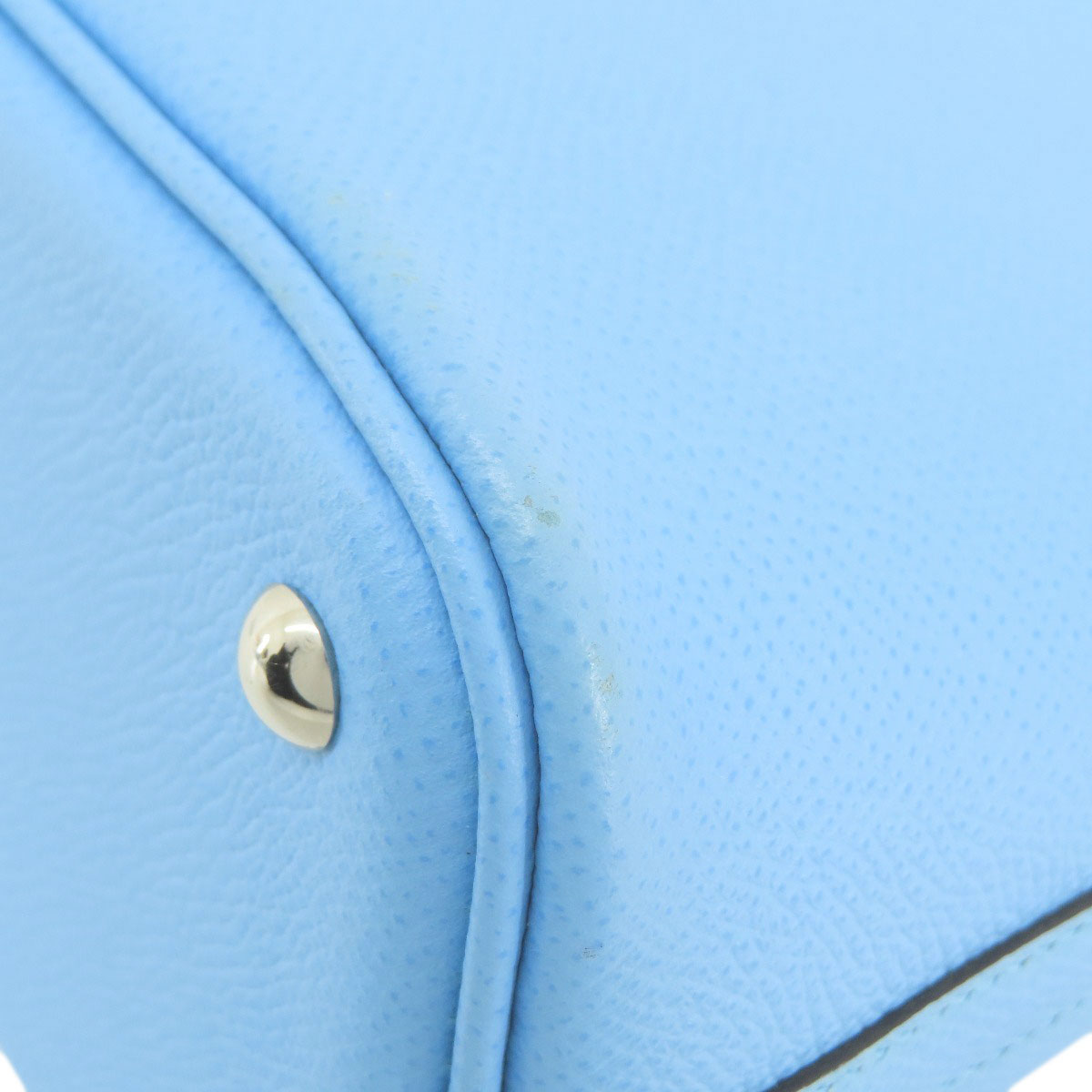HERMES Handbag Epsom blue Bolide 27 Celeste SilverMetal Women Used