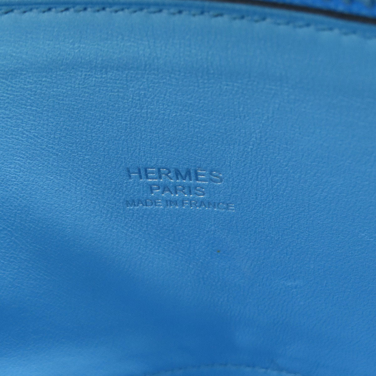 HERMES Handbag Epsom blue Bolide 27 Celeste SilverMetal Women Used