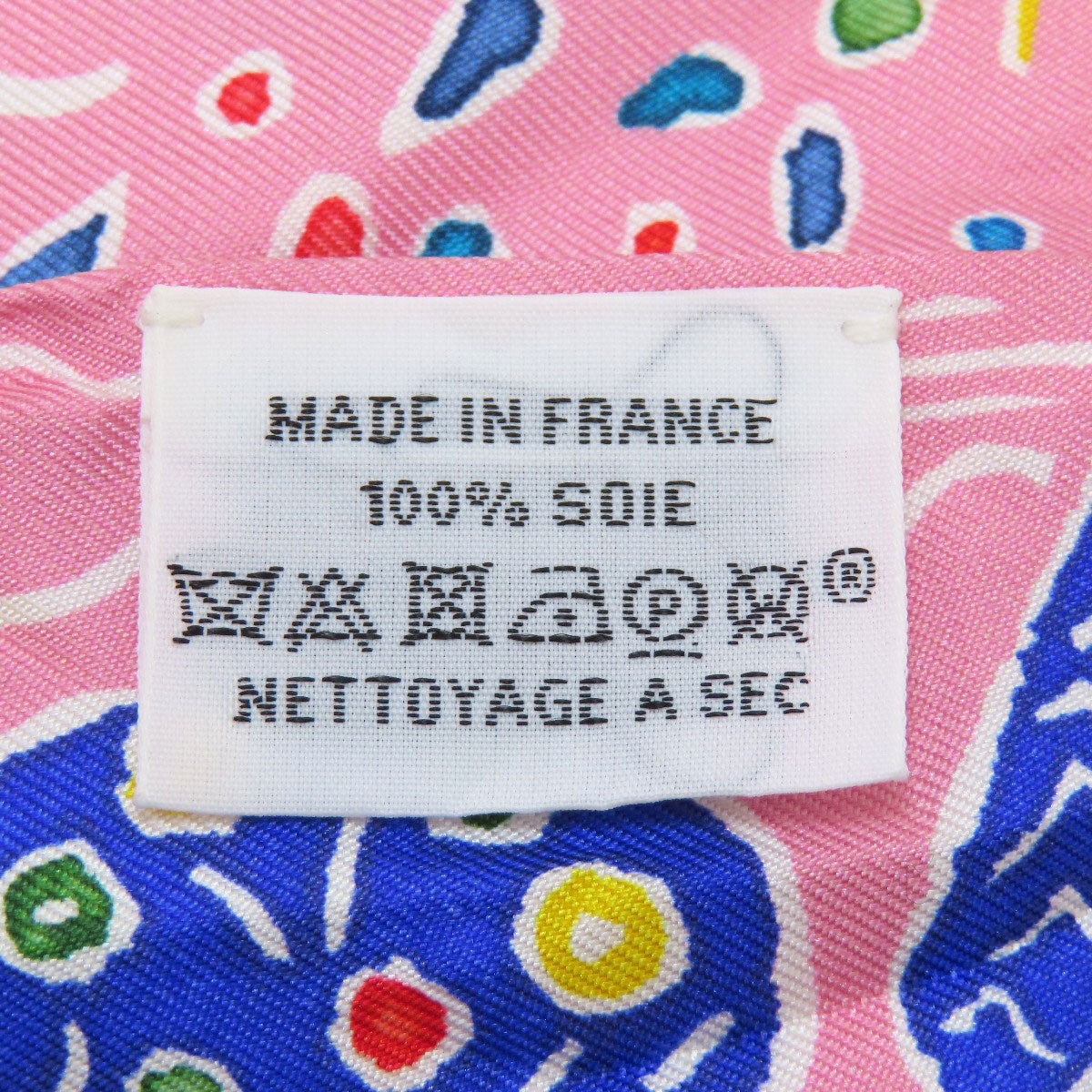 HERMES scarf silk pink Twilly Women Used