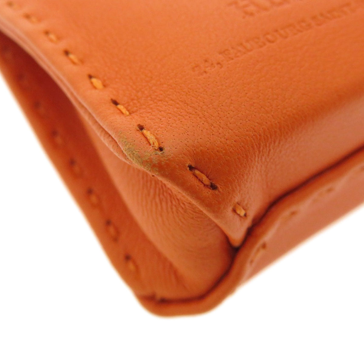 HERMES key ring Anemiro Orange Sac Orange Who Orange Women Used