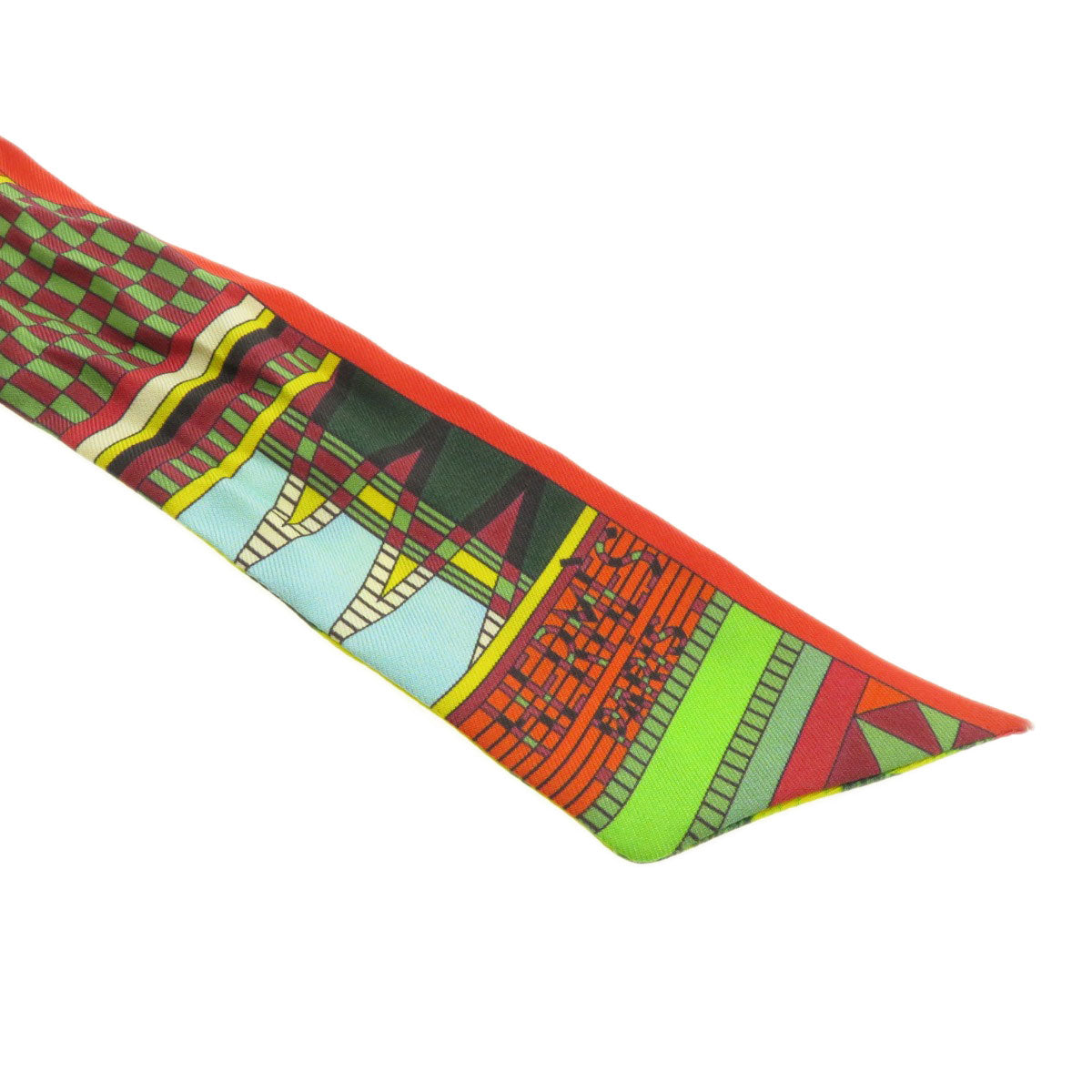 HERMES scarf silk multicolor Twilly Women Used