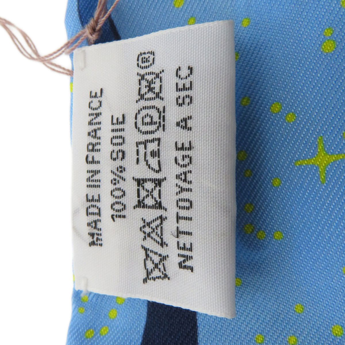HERMES scarf silk blue Twilly Women Used