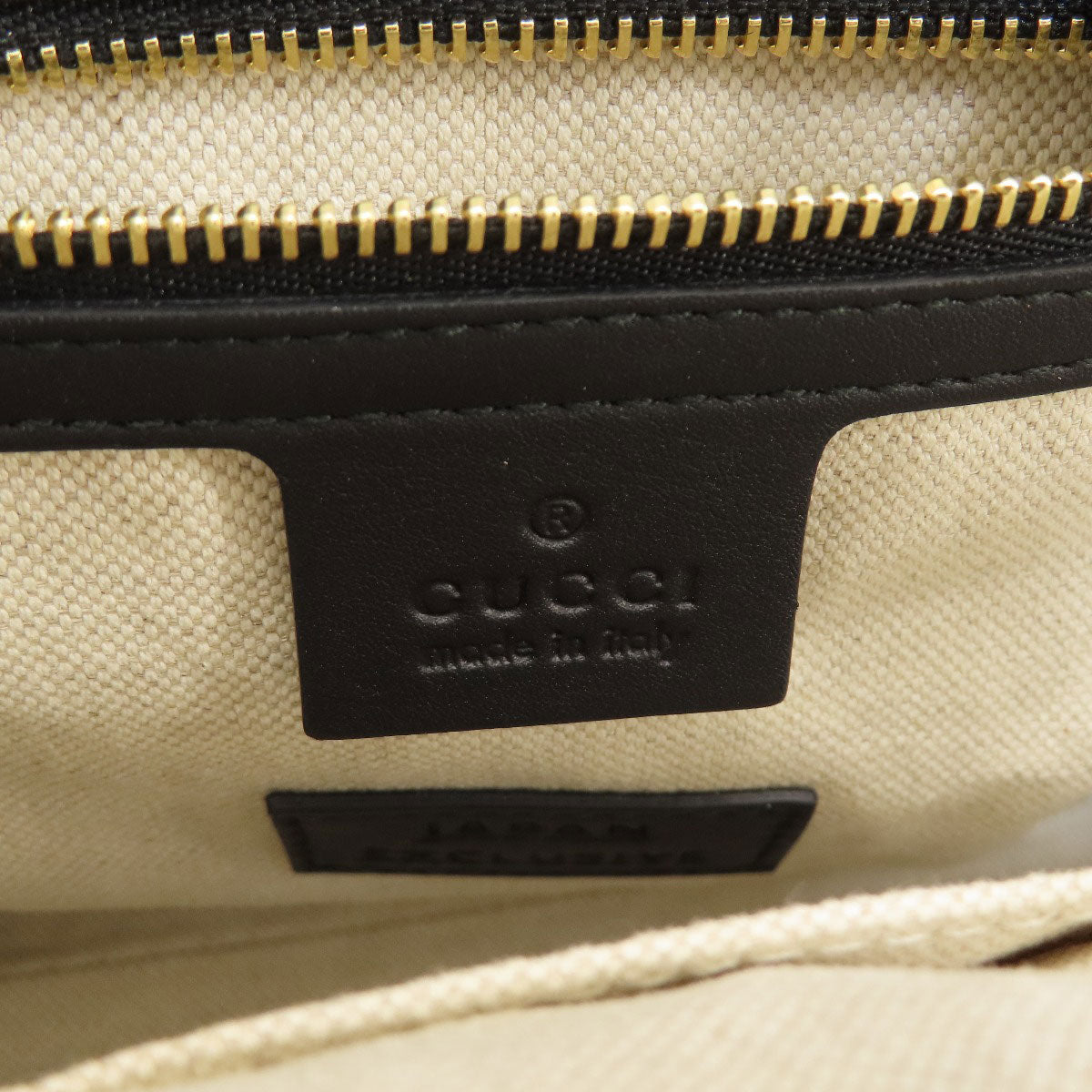 GUCCI Tote Bag 456545 denim blue Tiger embroidery Women Used