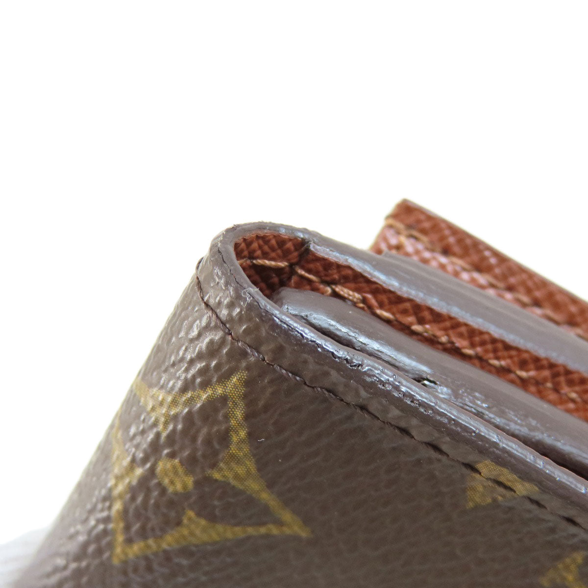 LOUIS VUITTON Bifold Wallet M60402 Monogram canvas Brown Portefeuille Anais Women Used