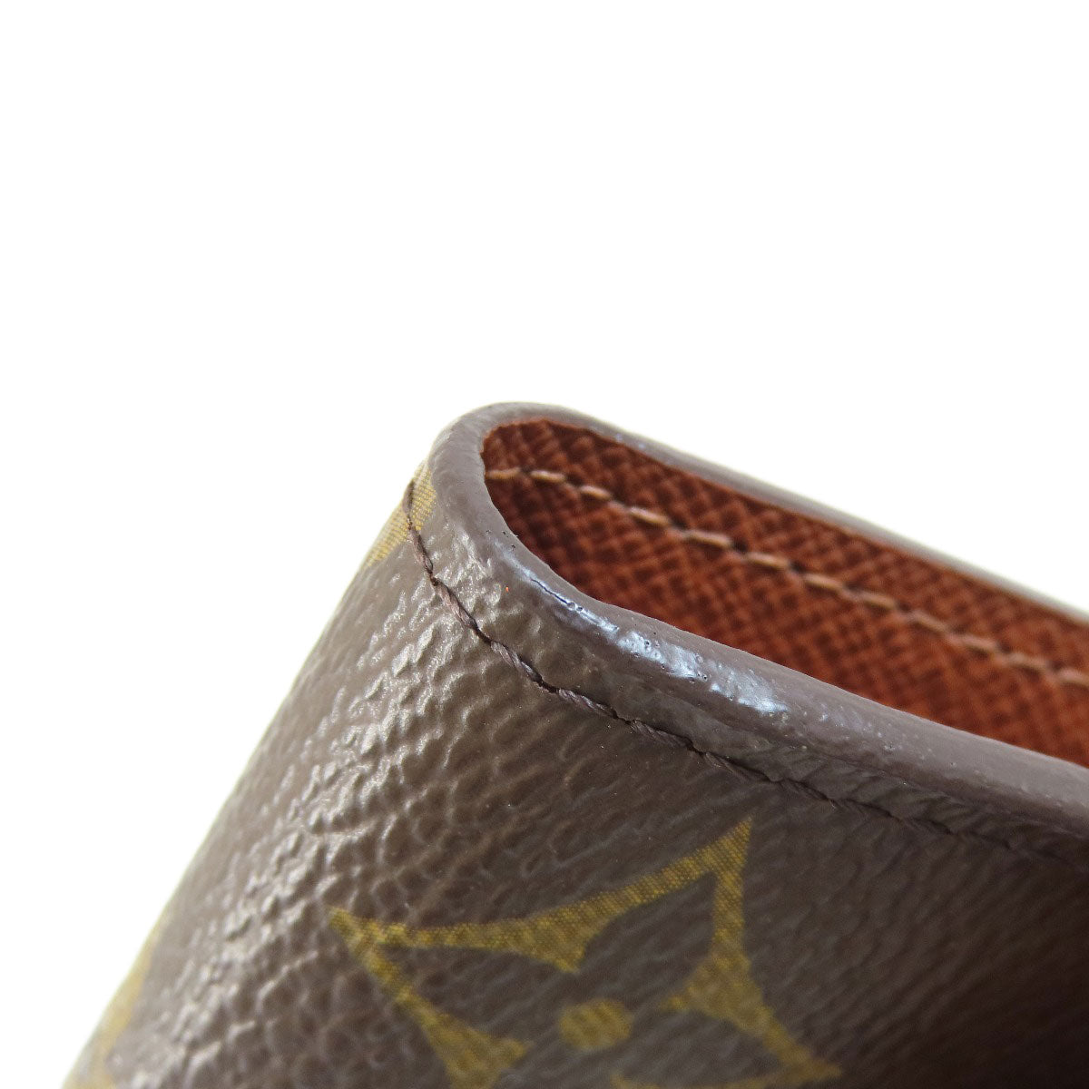 LOUIS VUITTON Bifold Wallet M60402 Monogram canvas Brown Portefeuille Anais Women Used