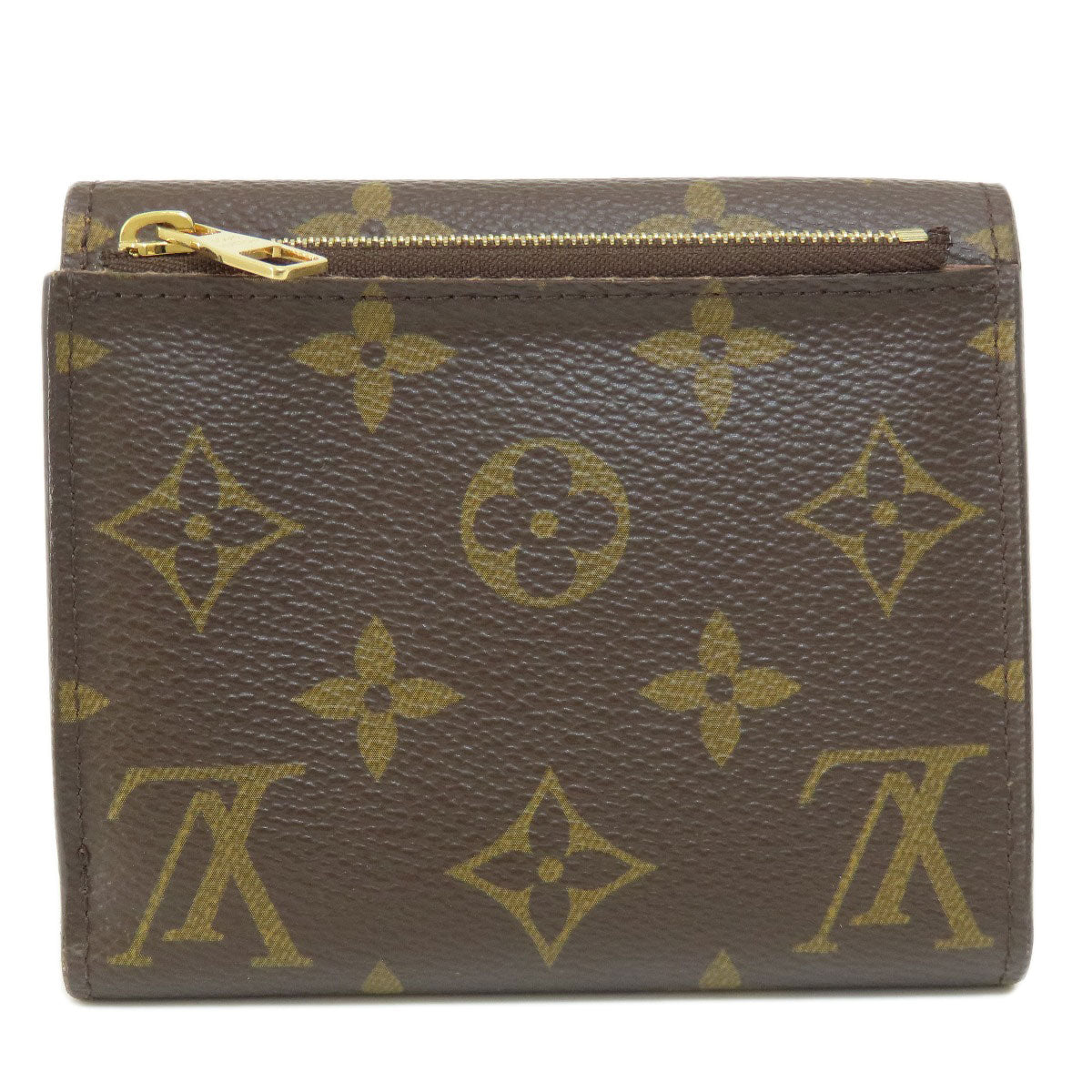 LOUIS VUITTON Bifold Wallet M60402 Monogram canvas Brown Portefeuille Anais Women Used