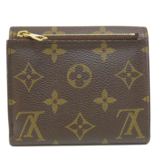 LOUIS VUITTON Bifold Wallet M60402 Monogram canvas Brown Portefeuille Anais Women Used