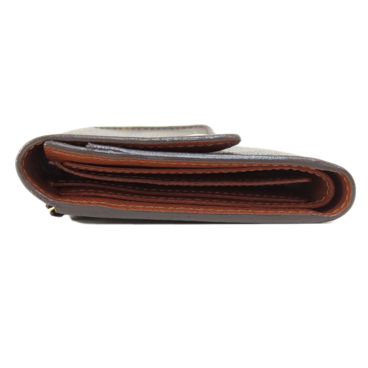 LOUIS VUITTON Bifold Wallet M60402 Monogram canvas Brown Portefeuille Anais Women Used