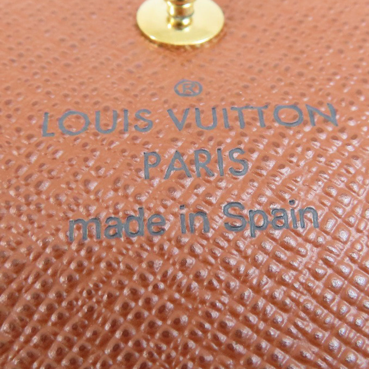 LOUIS VUITTON Bifold Wallet M60402 Monogram canvas Brown Portefeuille Anais Women Used