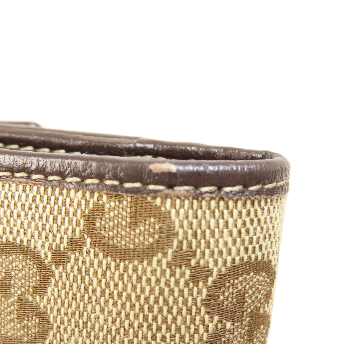 GUCCI Long Wallet Purse 212089 canvas Brown GG