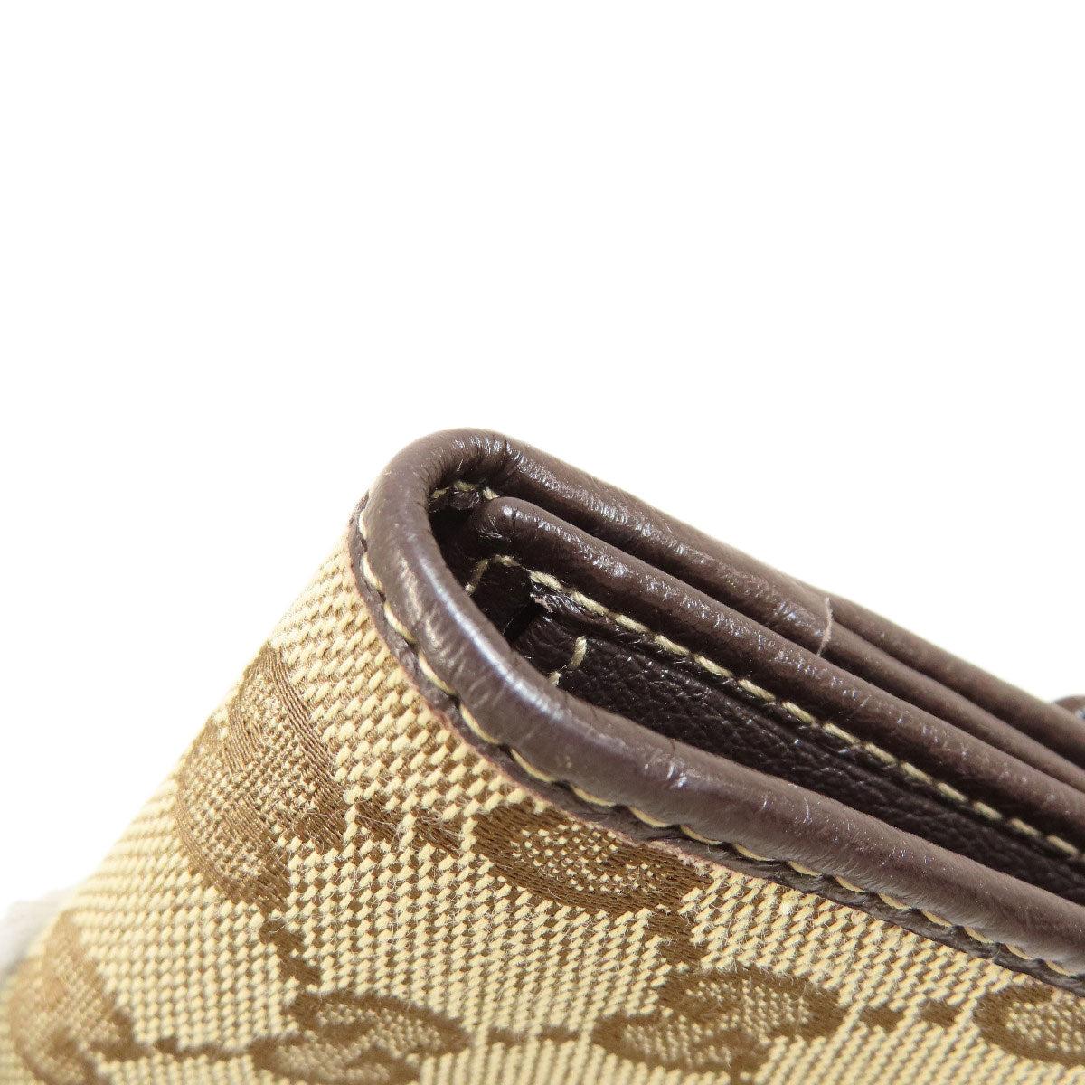GUCCI Long Wallet Purse 212089 canvas Brown GG
