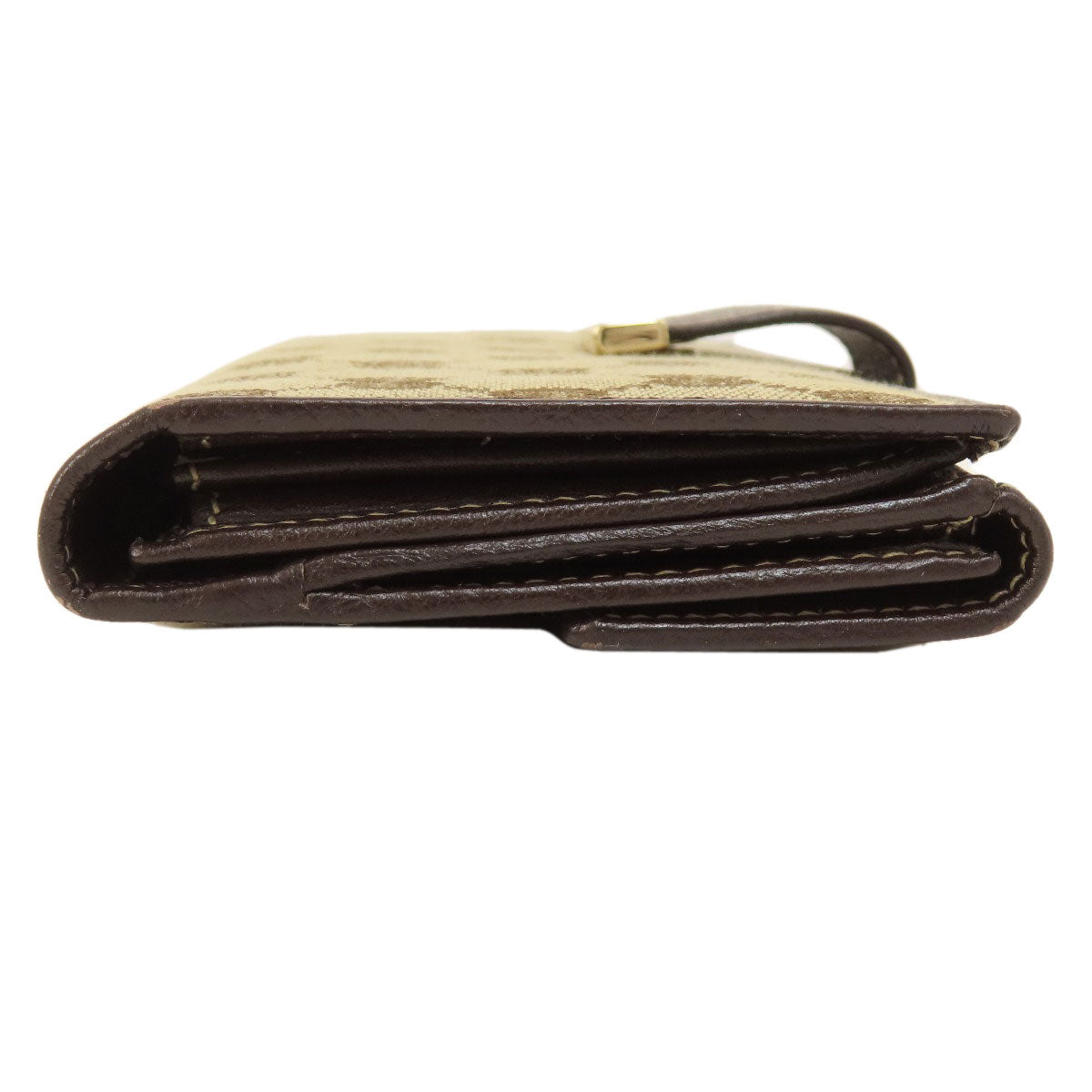 GUCCI Long Wallet Purse 212089 canvas Brown GG