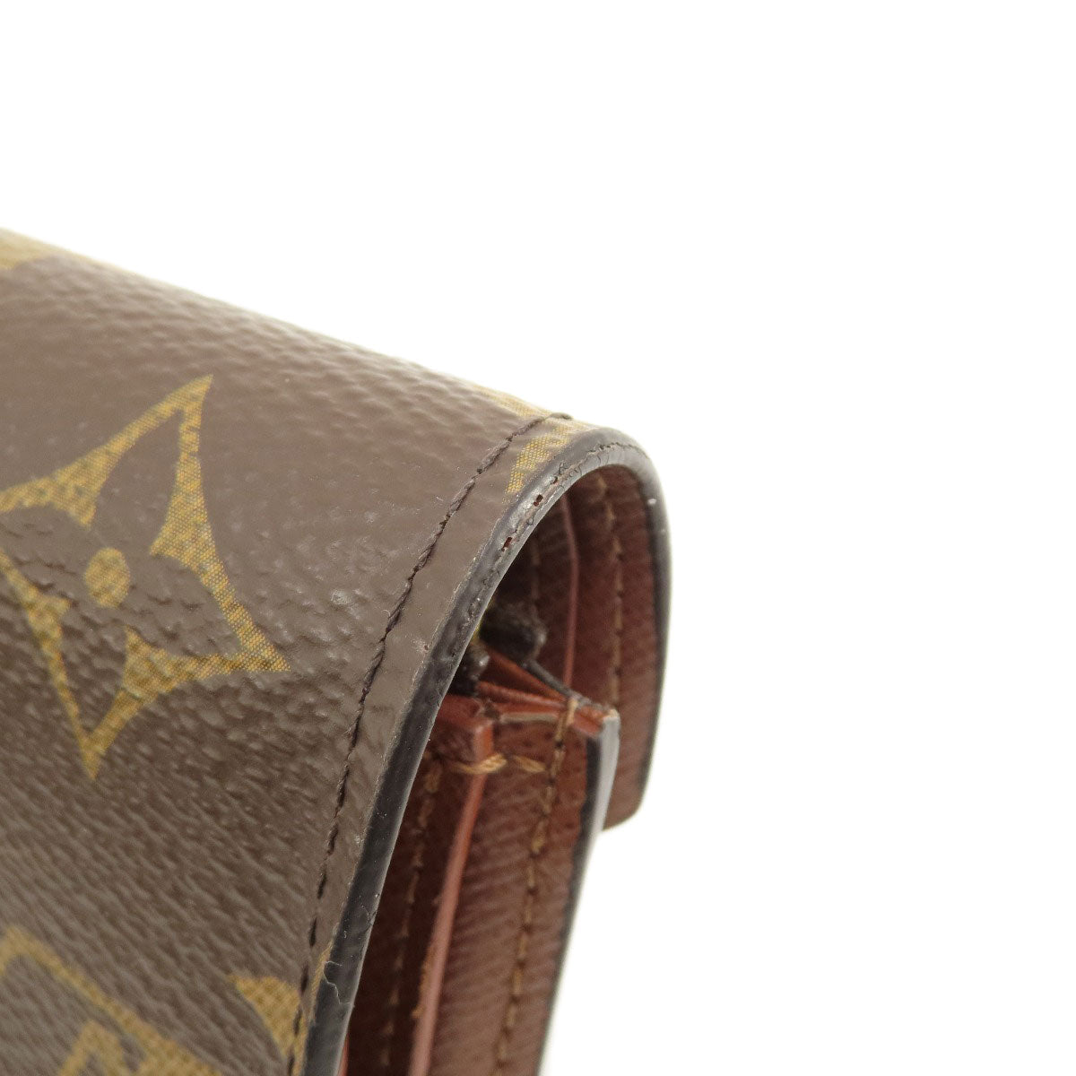 LOUIS VUITTON Bifold Wallet M62472 Monogram canvas Brown Portefeuille Victorine Women Used