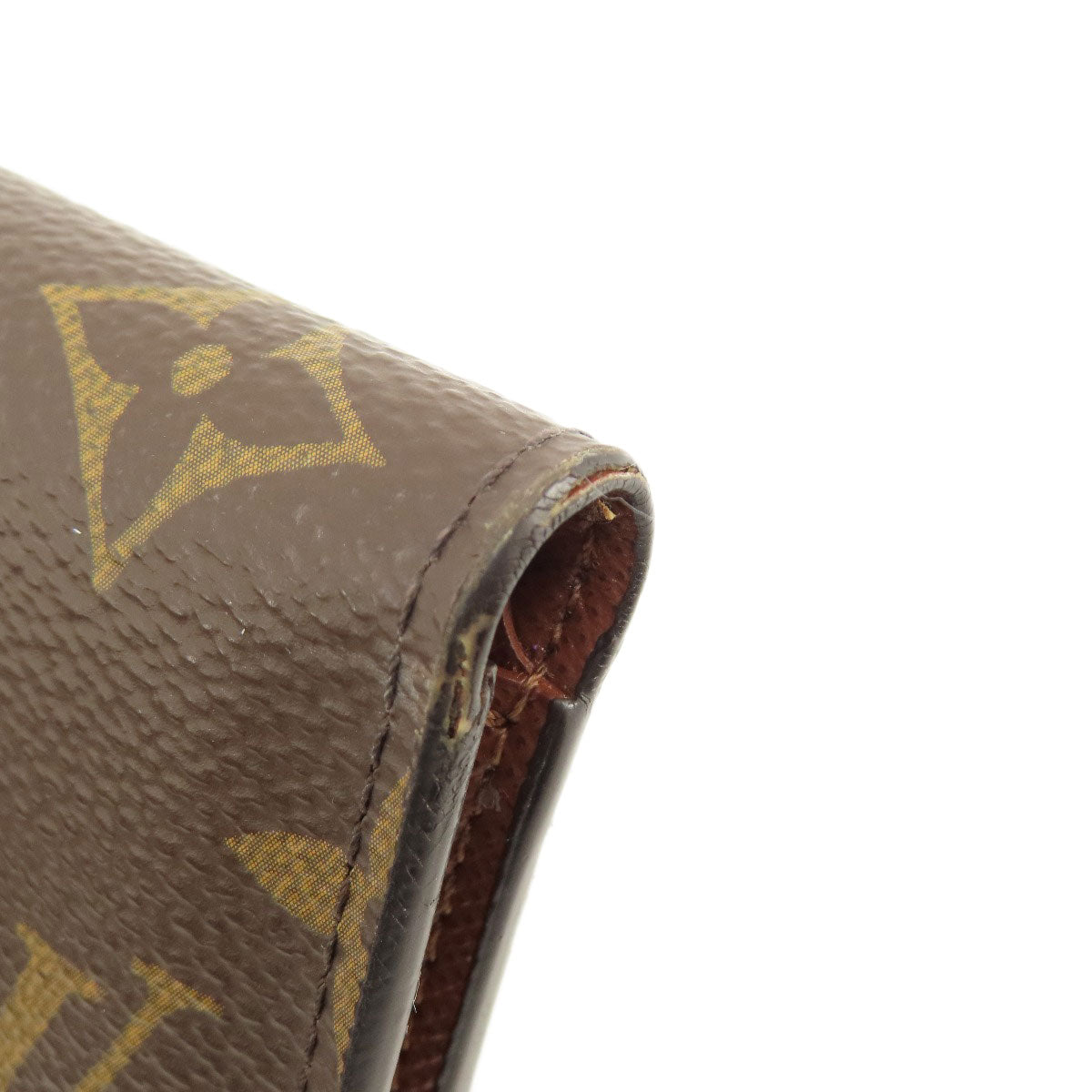LOUIS VUITTON Bifold Wallet M62472 Monogram canvas Brown Portefeuille Victorine Women Used
