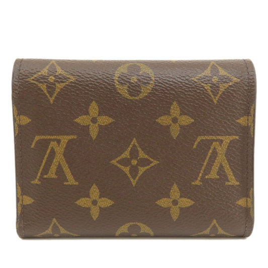 LOUIS VUITTON Bifold Wallet M62472 Monogram canvas Brown Portefeuille Victorine Women Used