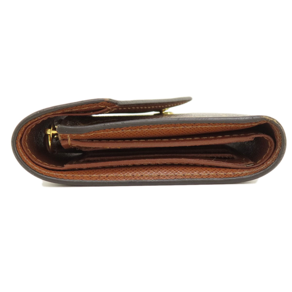 LOUIS VUITTON Bifold Wallet M62472 Monogram canvas Brown Portefeuille Victorine Women Used