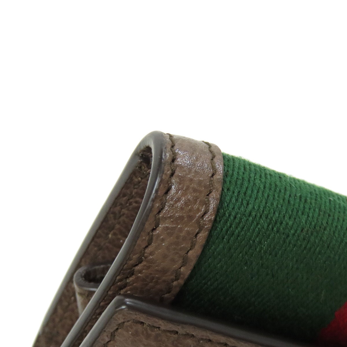 GUCCI Key case Key holder  722950 Canvas, Leather Brown GG Marmont Sherry Line Women Used