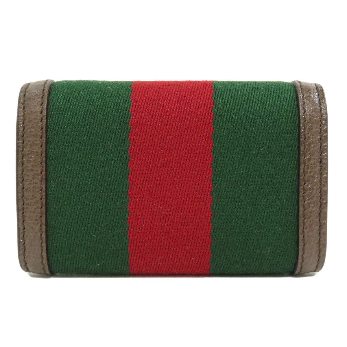 GUCCI Key case Key holder  722950 Canvas, Leather Brown GG Marmont Sherry Line Women Used
