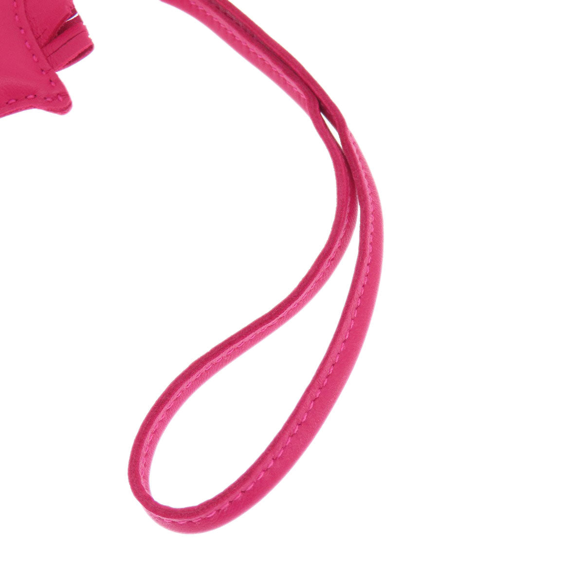 HERMES key ring Anemiro pink Rodeo Charm PM Women Used