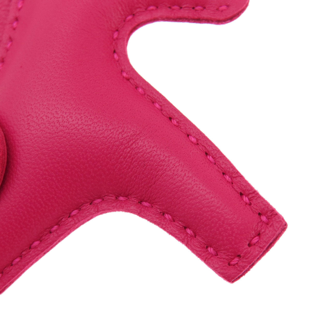 HERMES key ring Anemiro pink Rodeo Charm PM Women Used