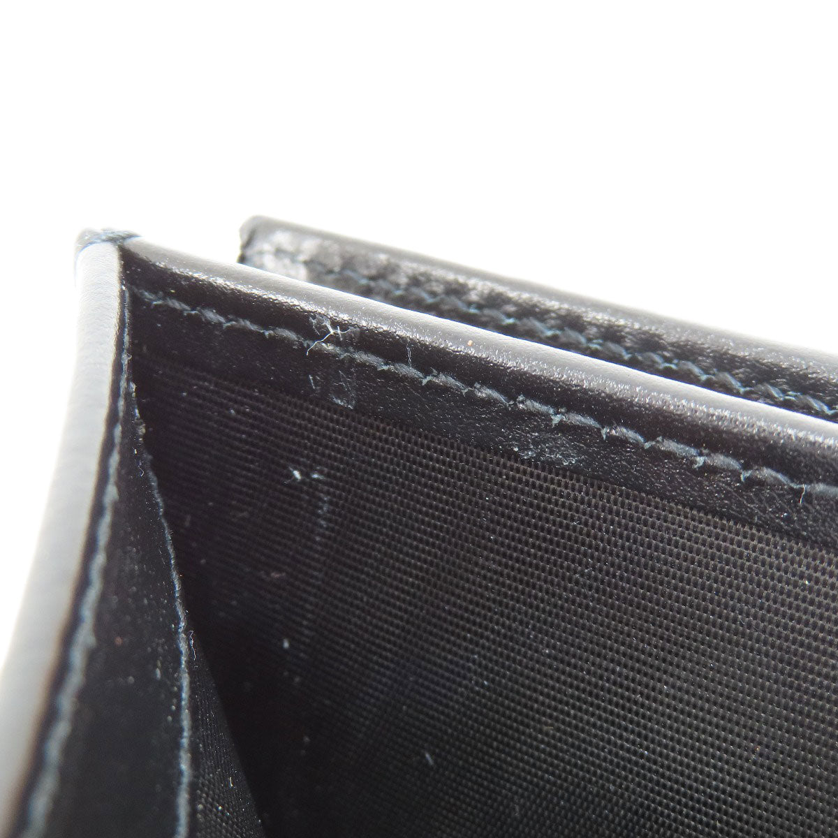 GUCCI Bifold Wallet 621887 leather black Horsebit