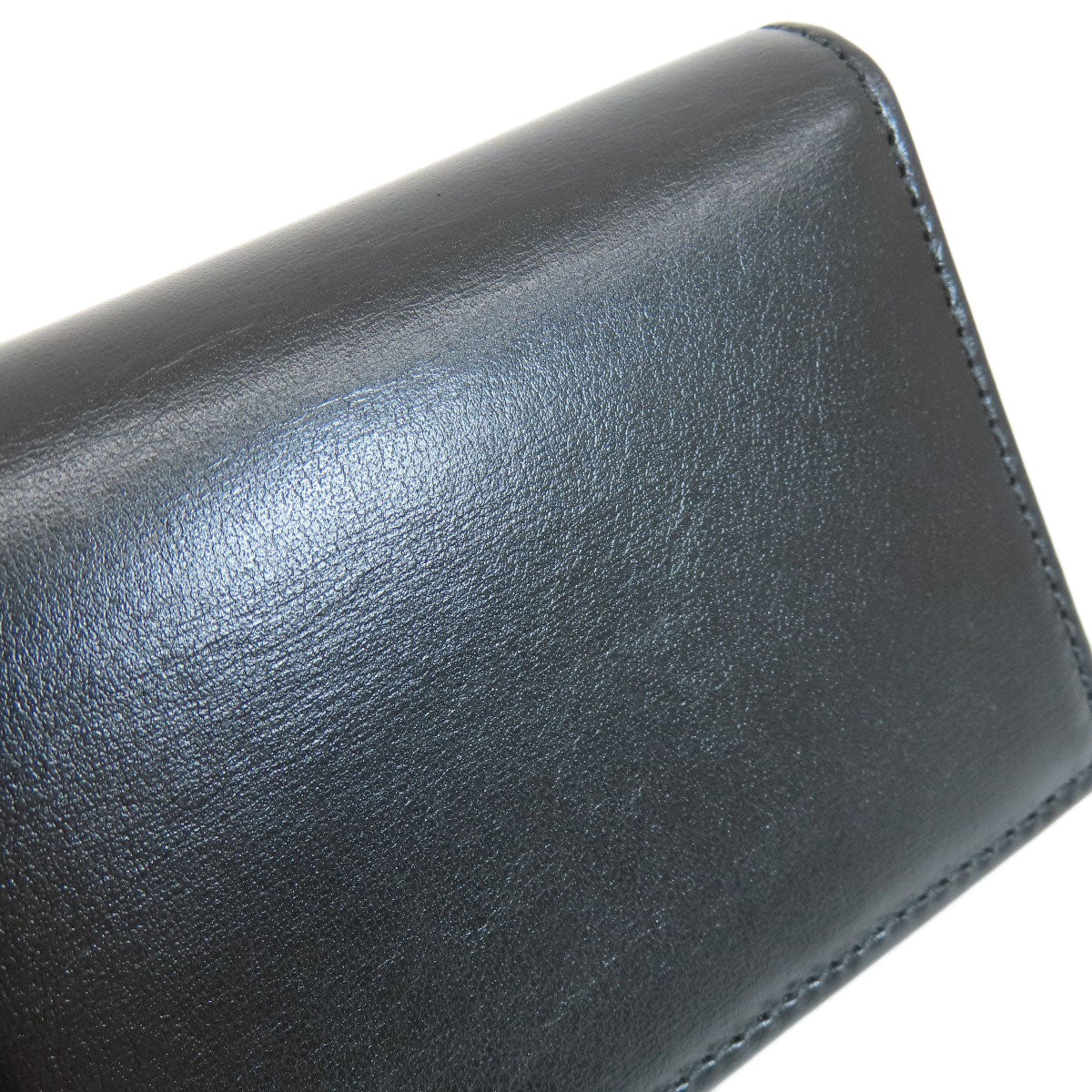 GUCCI Bifold Wallet 621887 leather black Horsebit