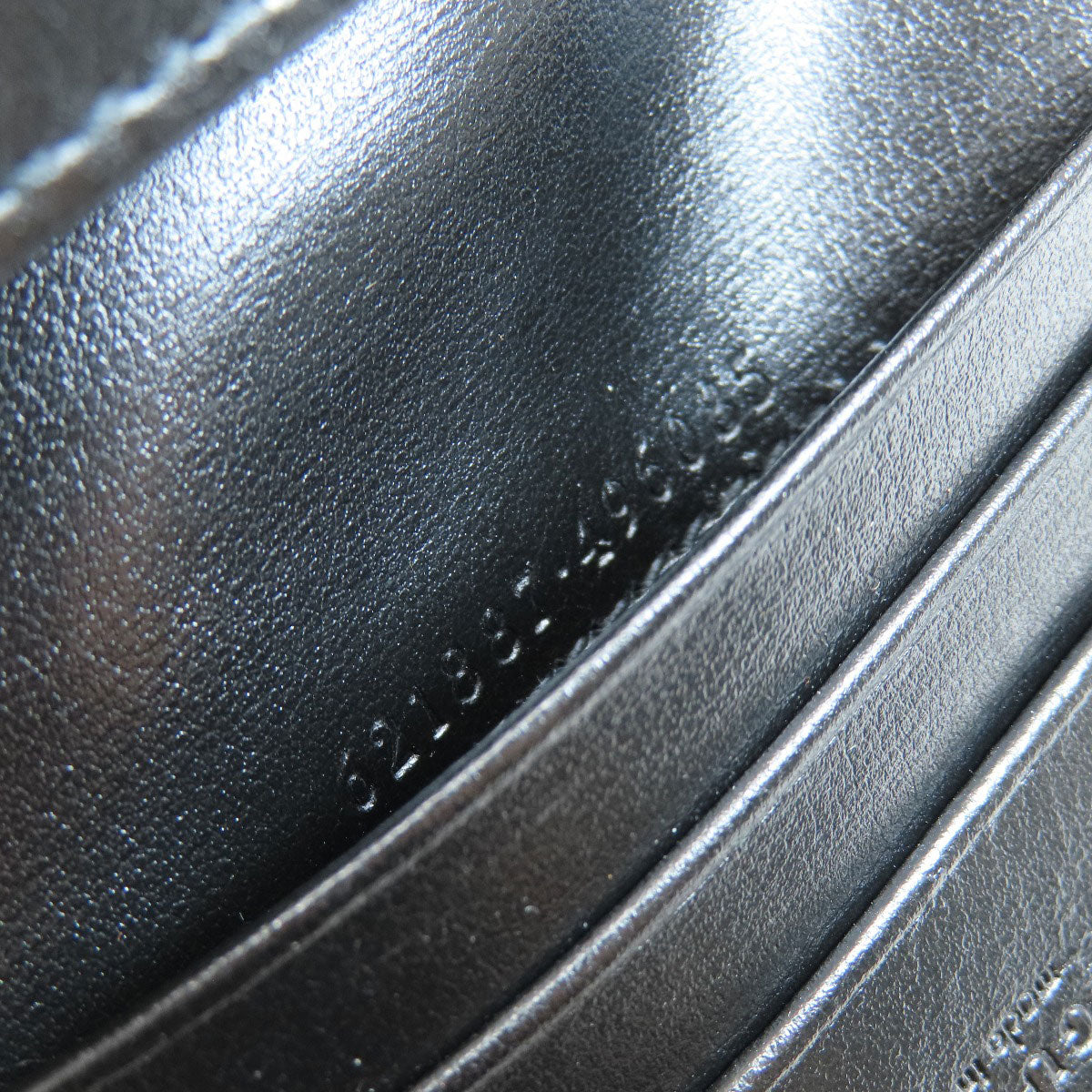 GUCCI Bifold Wallet 621887 leather black Horsebit