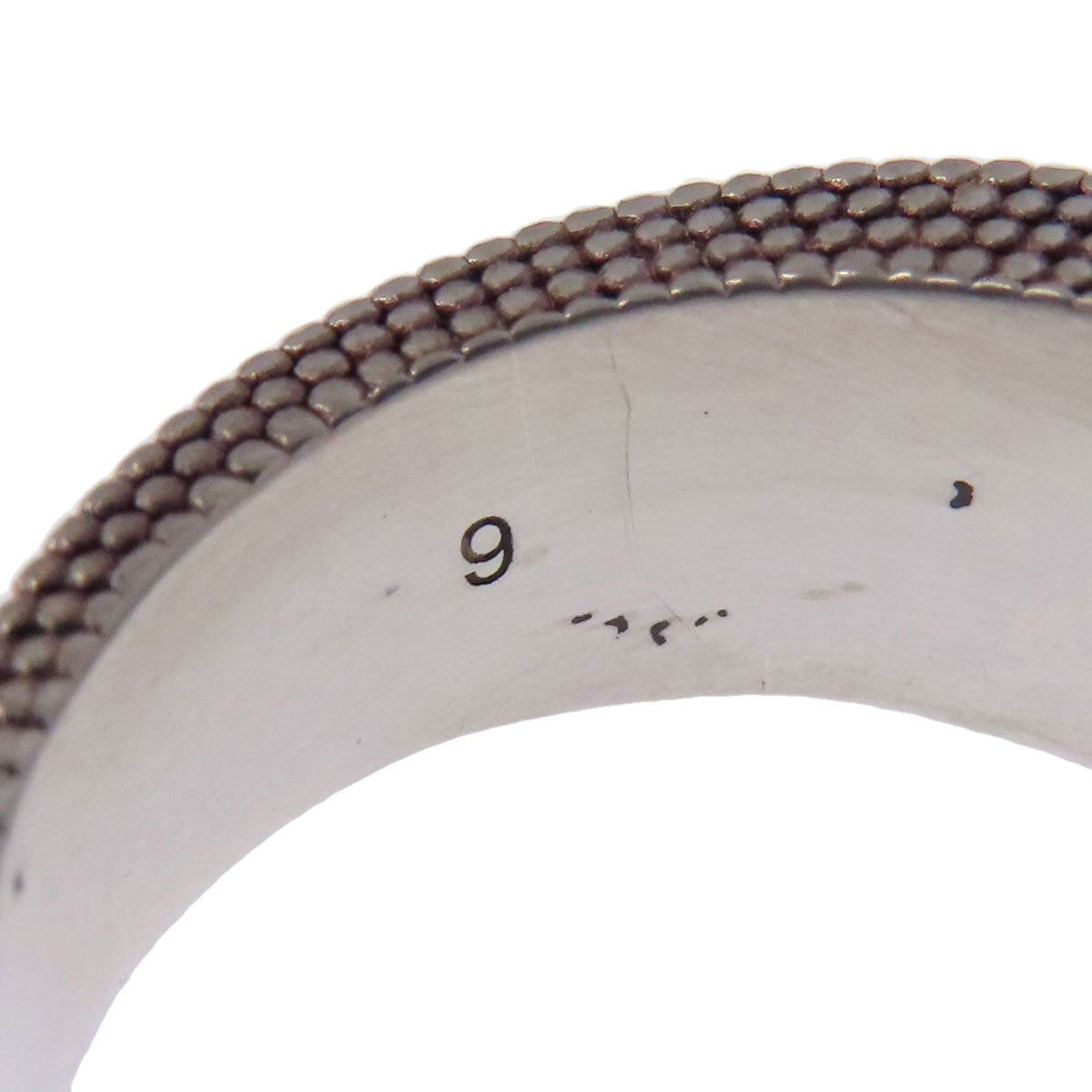 GUCCI Ring SV Silver Interlocking G Women Used