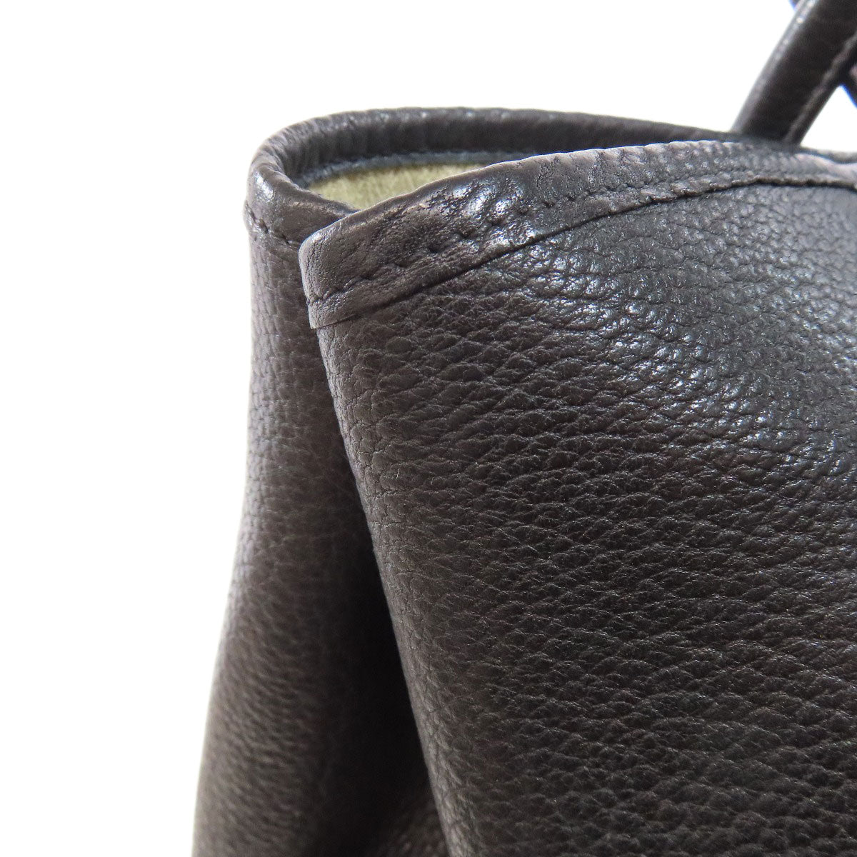 HERMES Tote Bag Togo black Garden Party PM SilverMetal Women Used