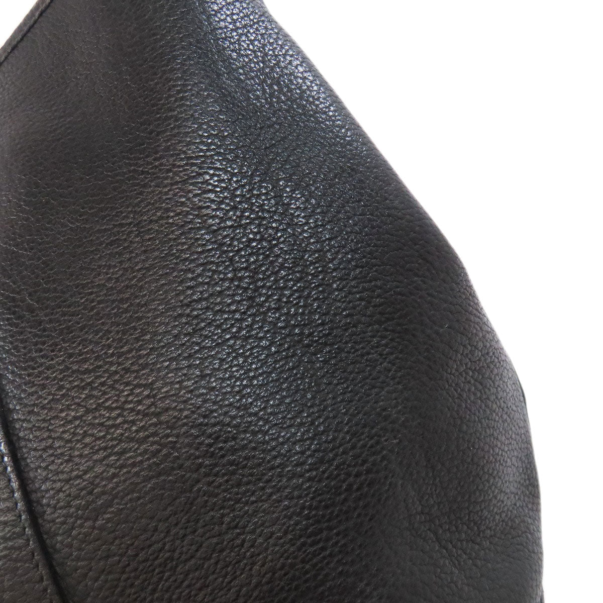 HERMES Tote Bag Togo black Garden Party PM SilverMetal Women Used