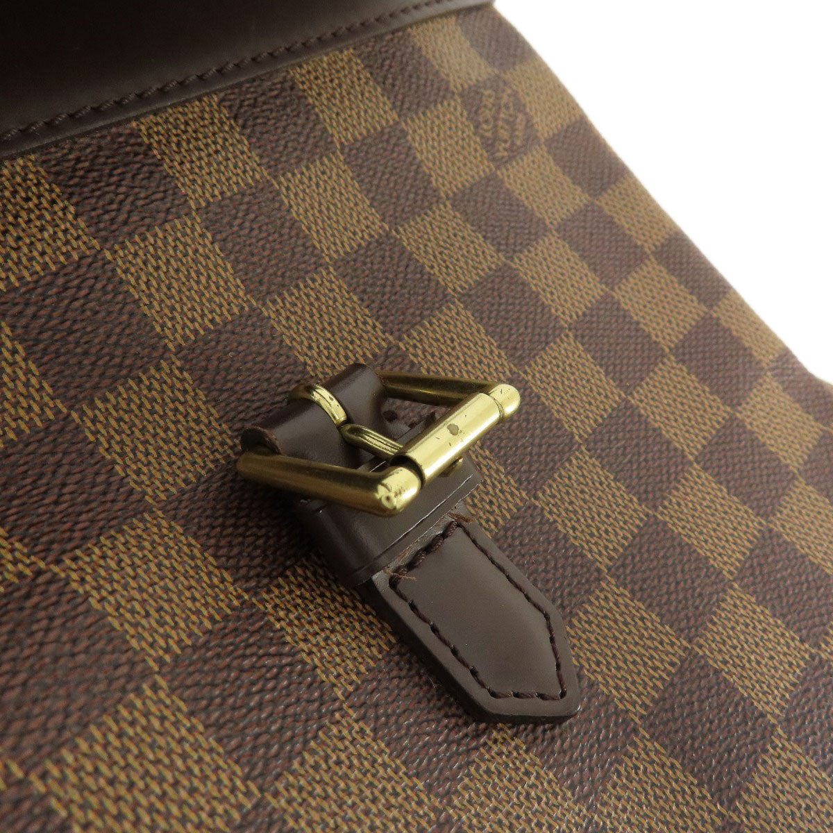 LOUIS VUITTON Backpack N51132 Damier canvas Brown Soho Damier Ebene Women Used