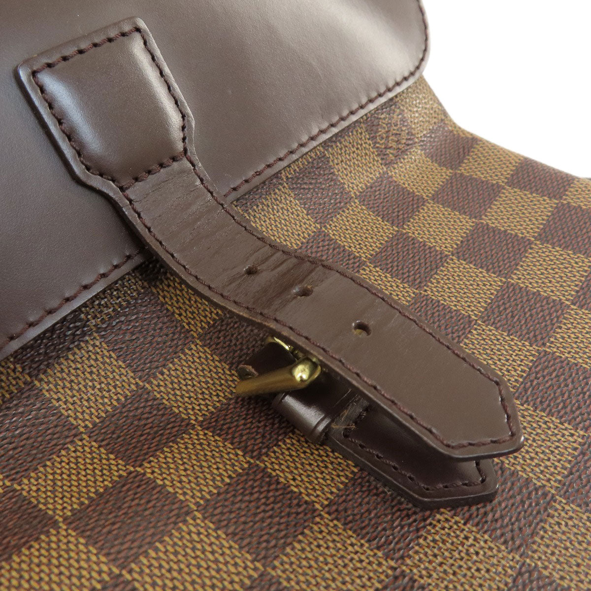 LOUIS VUITTON Backpack N51132 Damier canvas Brown Soho Damier Ebene Women Used