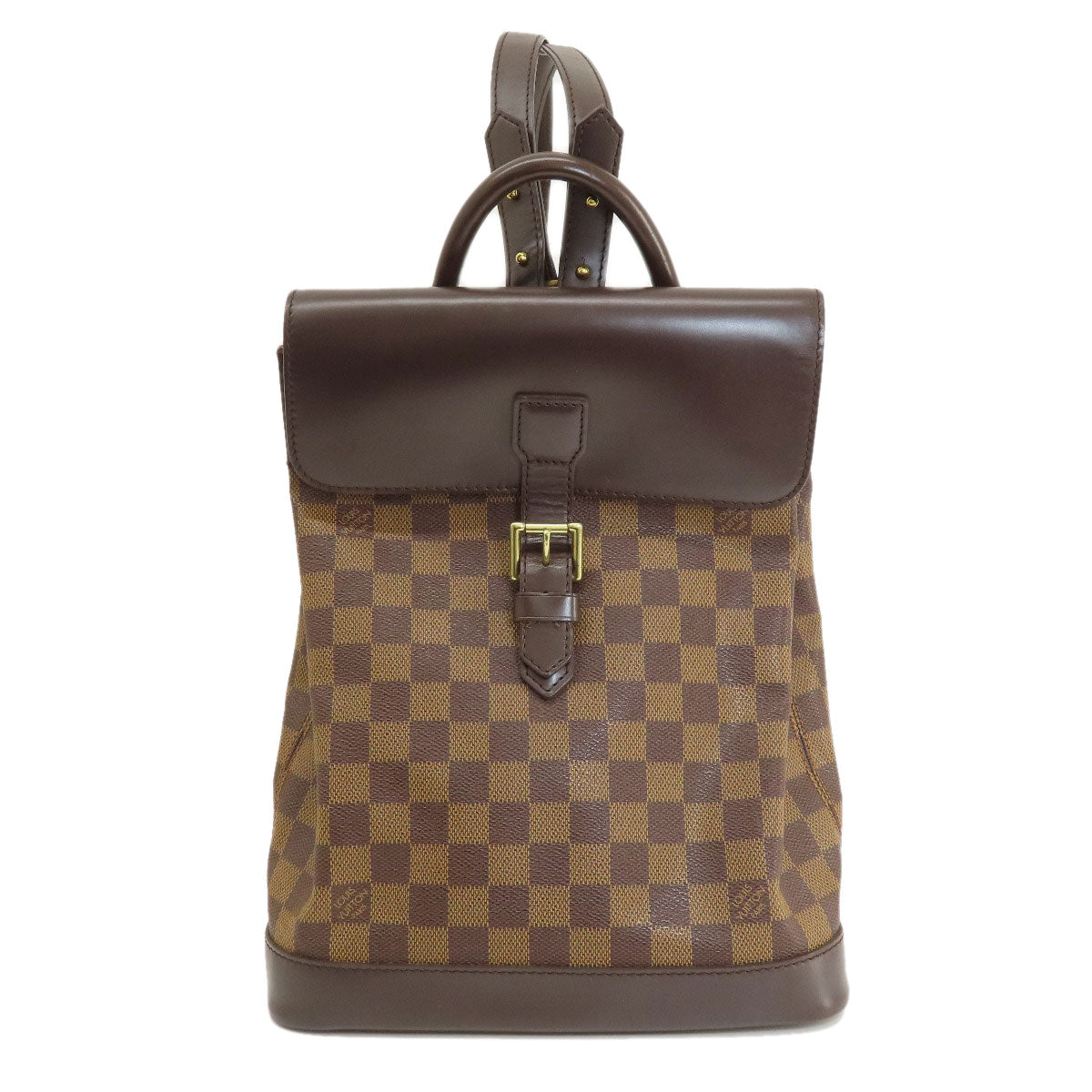 LOUIS VUITTON Backpack N51132 Damier canvas Brown Soho Damier Ebene Women Used