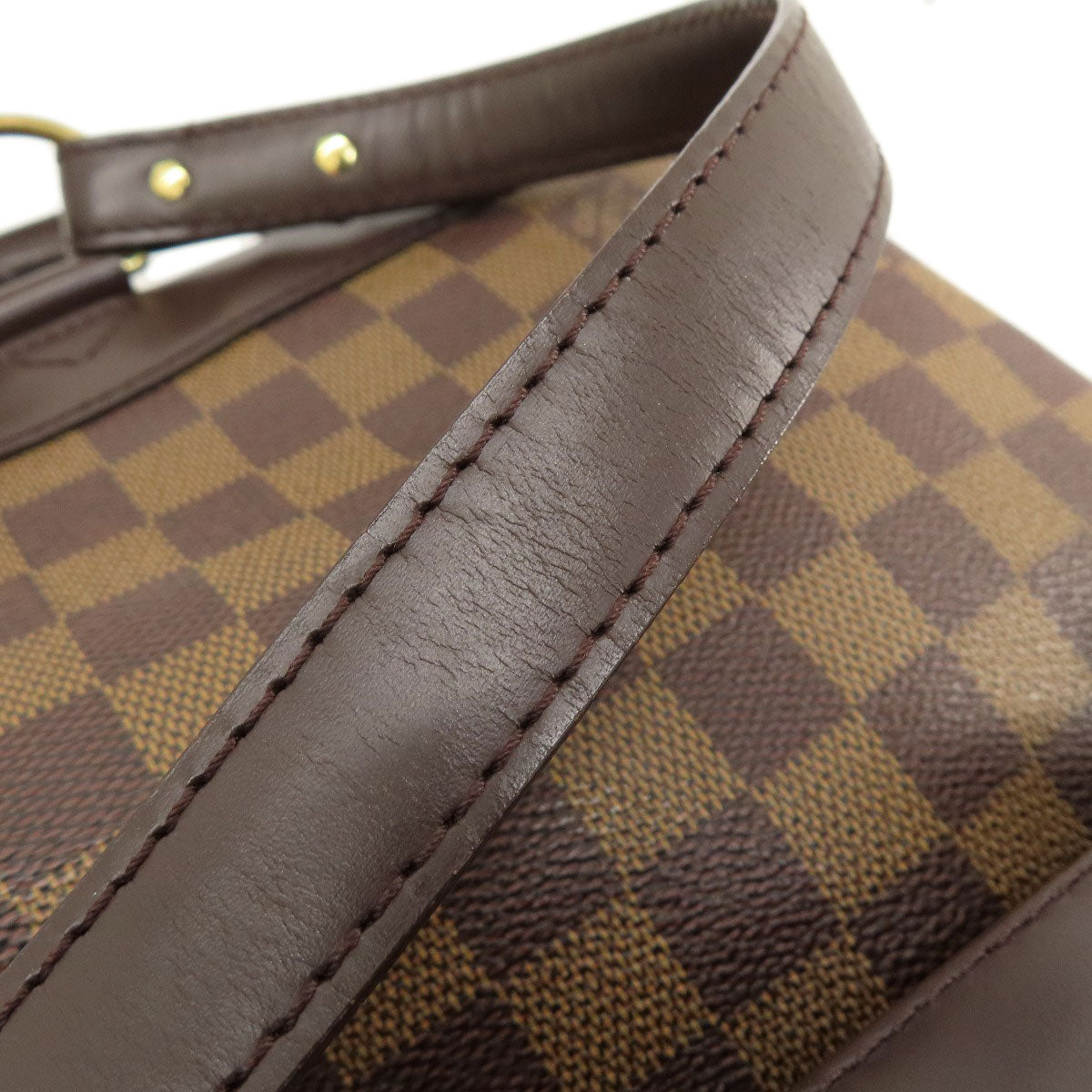 LOUIS VUITTON Backpack N51132 Damier canvas Brown Soho Damier Ebene Women Used
