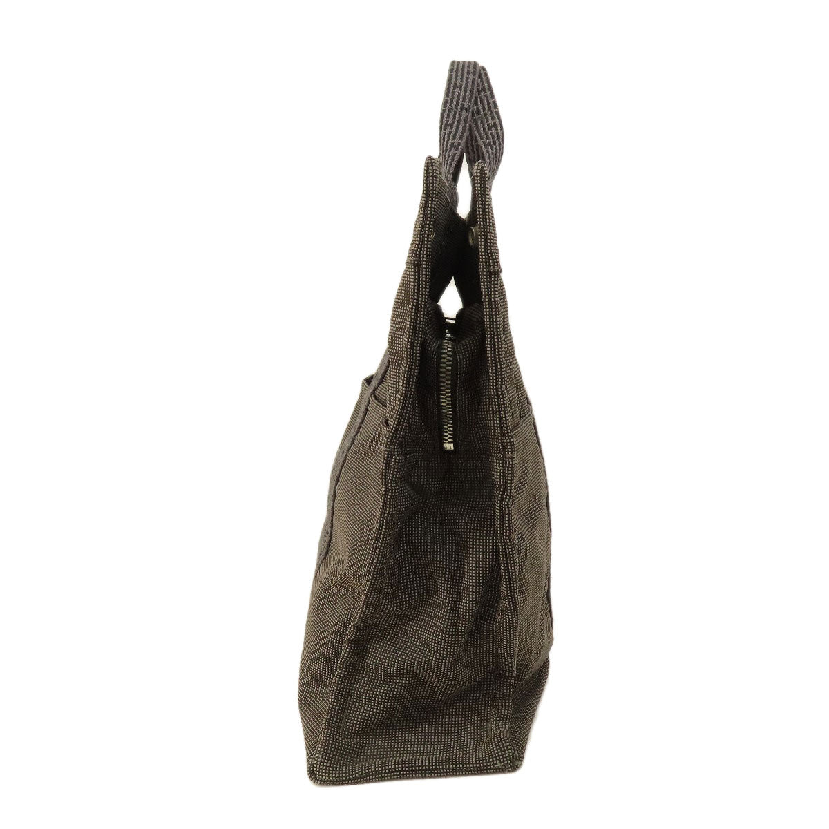 HERMES Tote Bag canvas gray Her LineMM Women Used