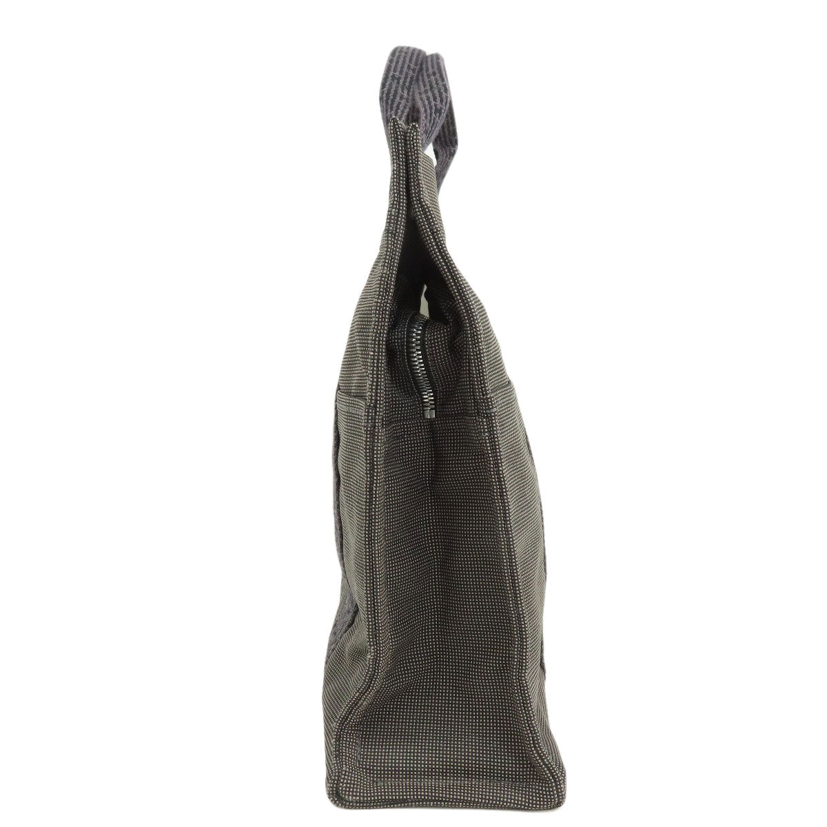 HERMES Handbag canvas gray Her LineMM